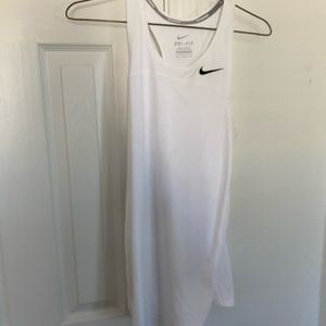 White Racerback Nike Tank Top
